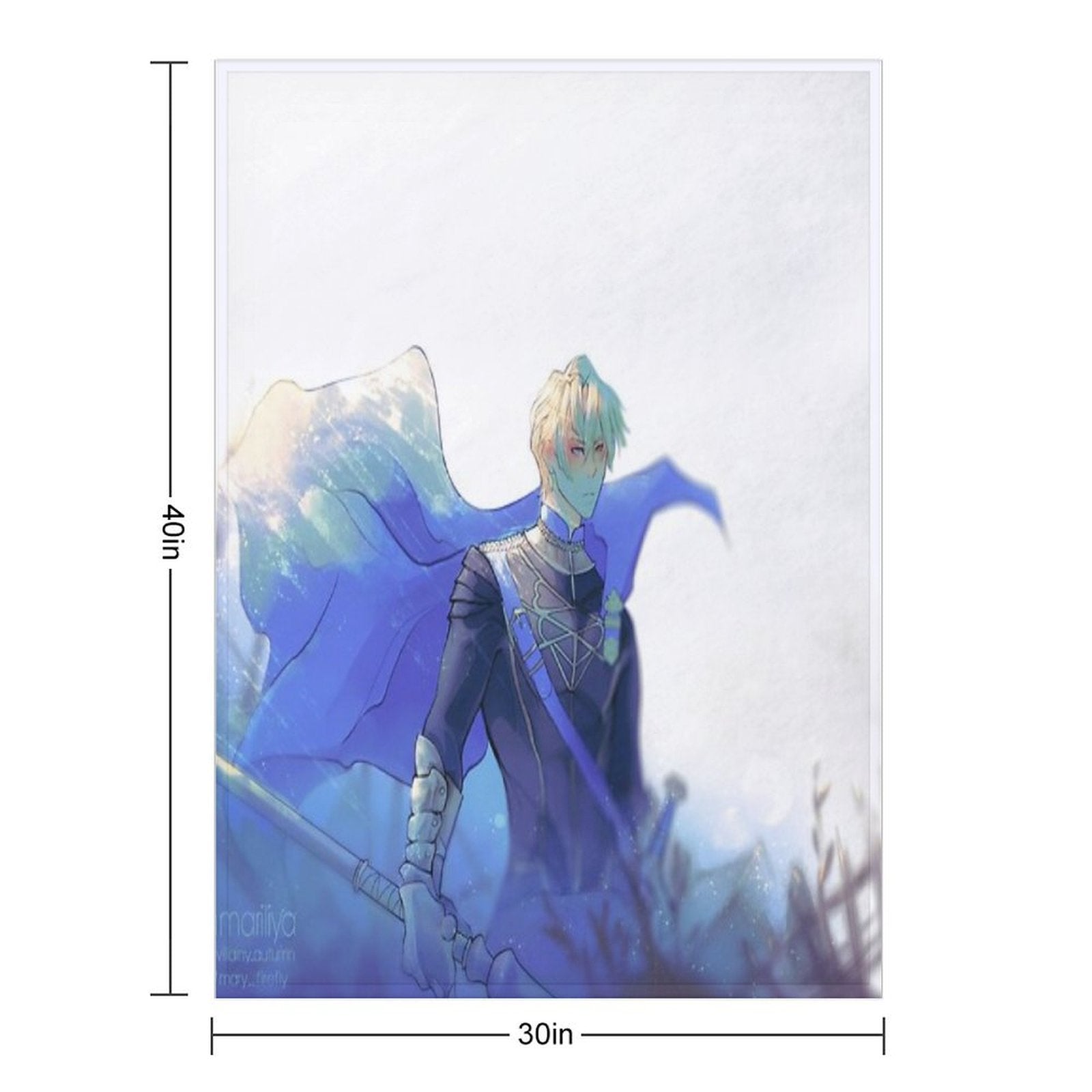 Dimitri - Fire Emblem Machine-washable Throw Blanket