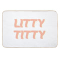 Litty Titty - Peach  Odorless Bath Mat