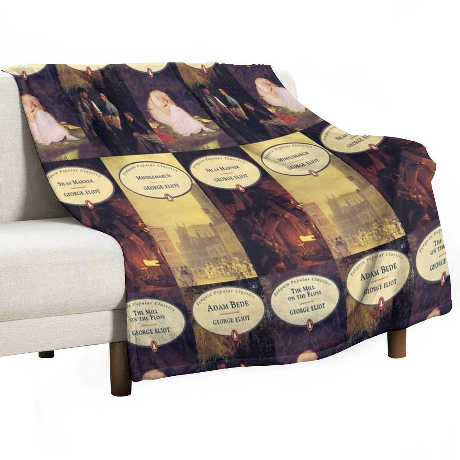 George Eliot Books All-season Throw Blanket