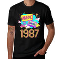Made In 1987 35 Years Old Retro Vintage 80s 35th Birthday  Vintage-inspired T-Shirt
