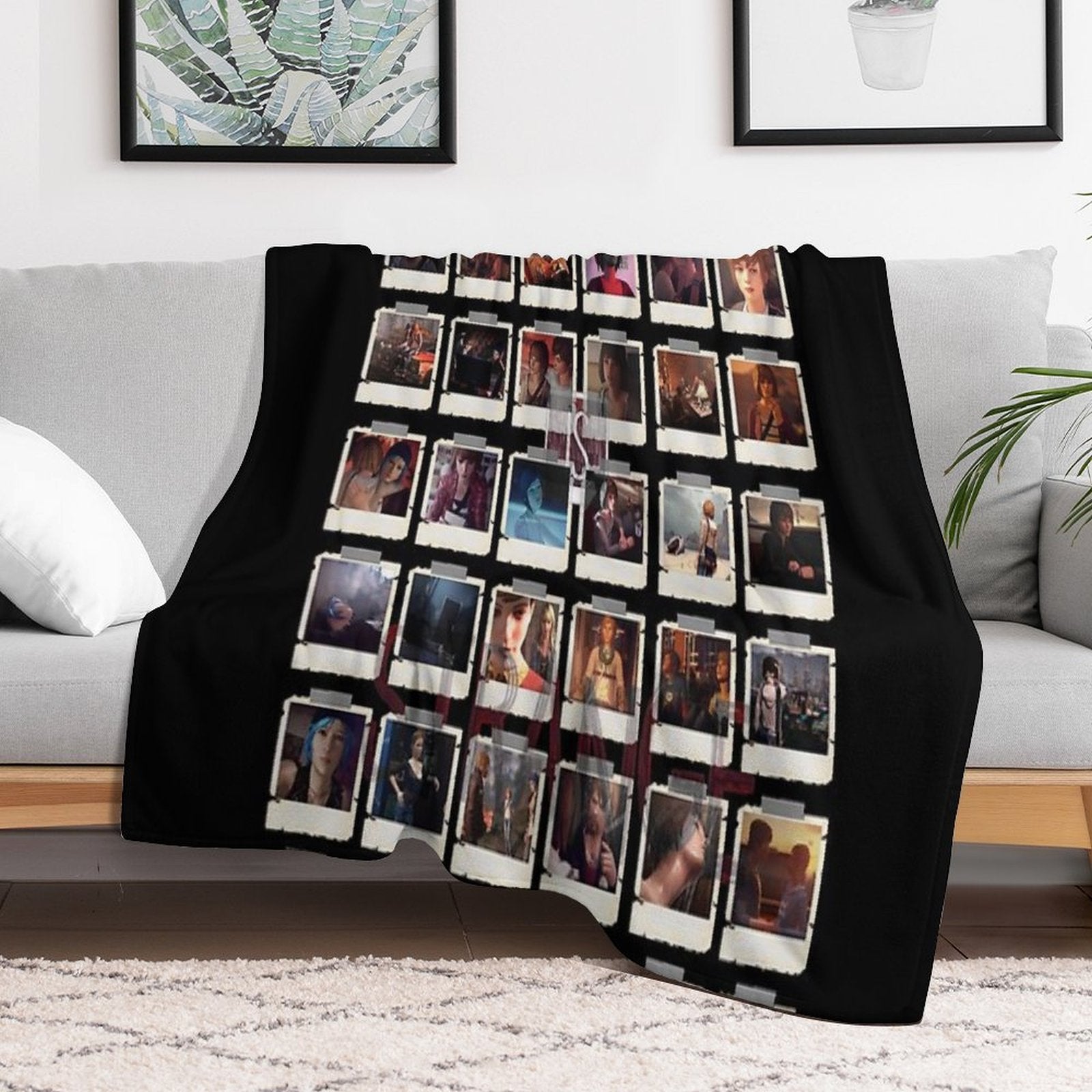 Wall of Pictures Versatility Throw Blanket