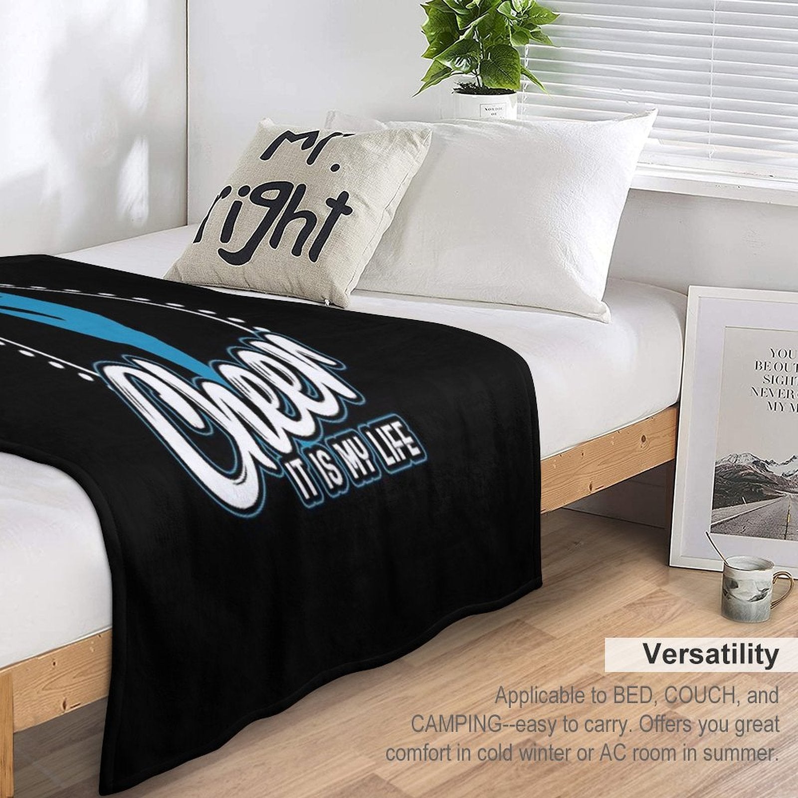 Cheerleader Cheerleading Gift Sport Hobby Multi-functional Throw Blanket
