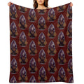 Copia Flowers Robe Window All-season Throw Blanket