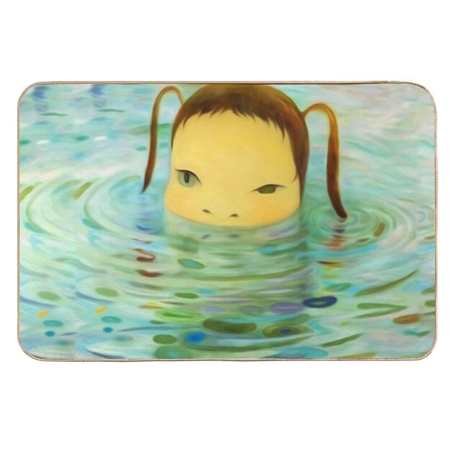 Yoshitomo Nara Pop Art  Dirt-Trapping Bath Mat