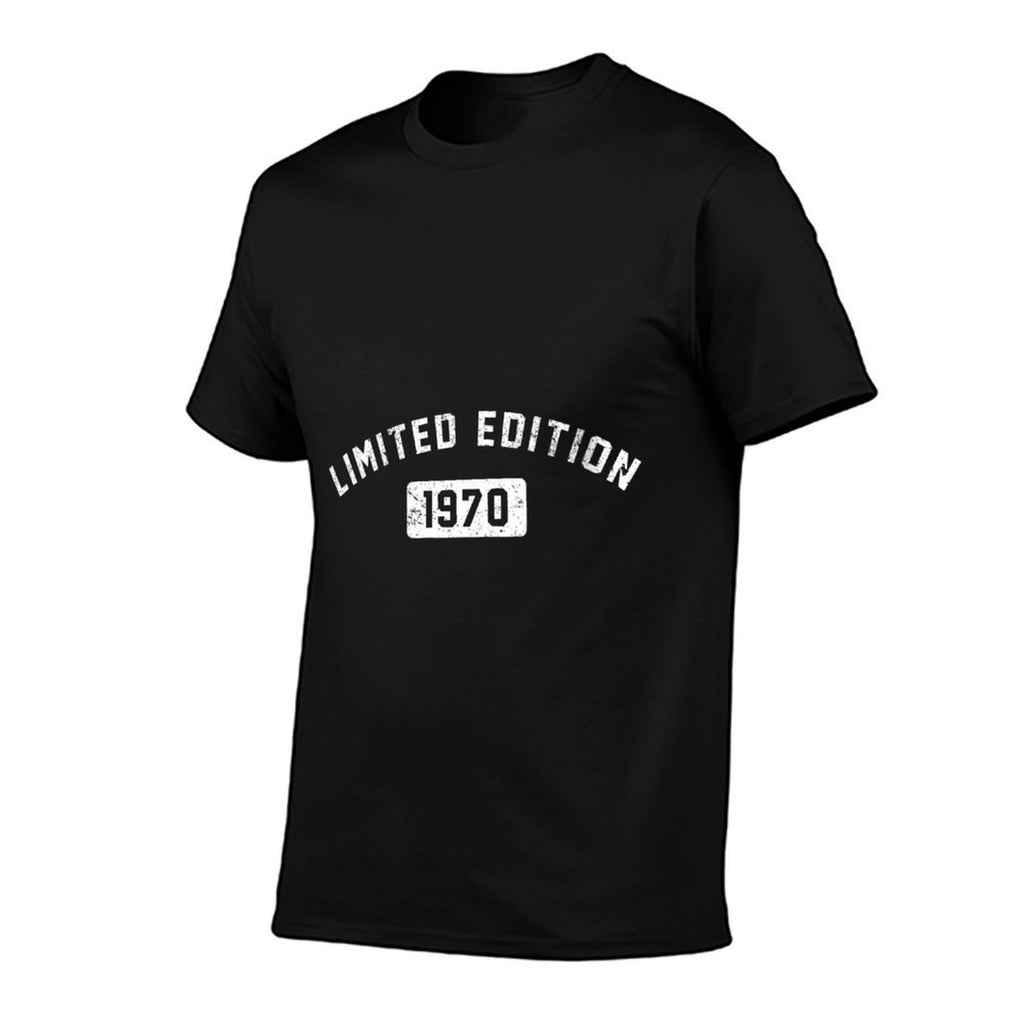 Womens 50th Birthday 1970 Vintage Retro Limited Edition  High-quality Stitching T-Shirt