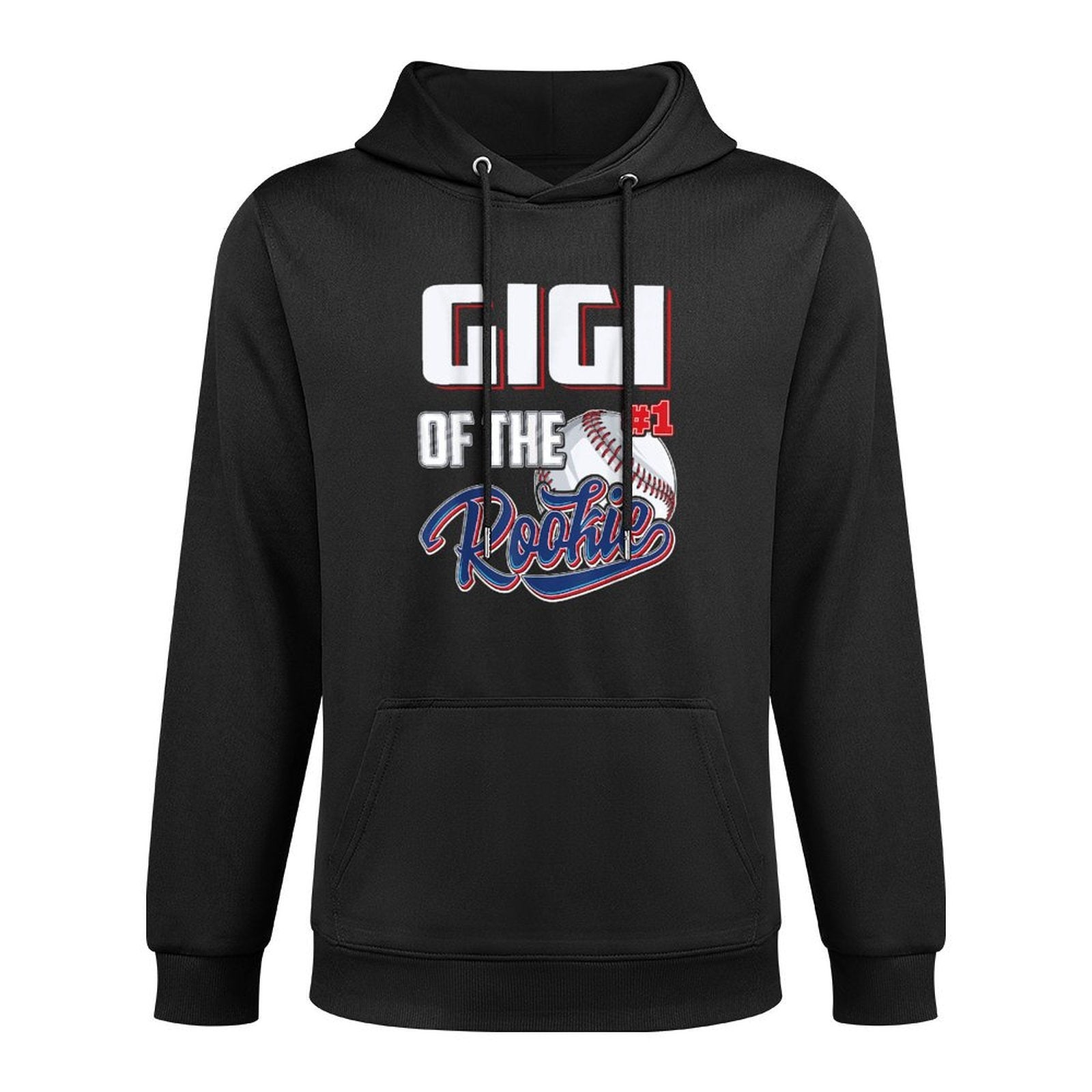 Gigi of Rookie 1 Years Old Team 1st Birthday Baseball Customizable Surface Hoodie