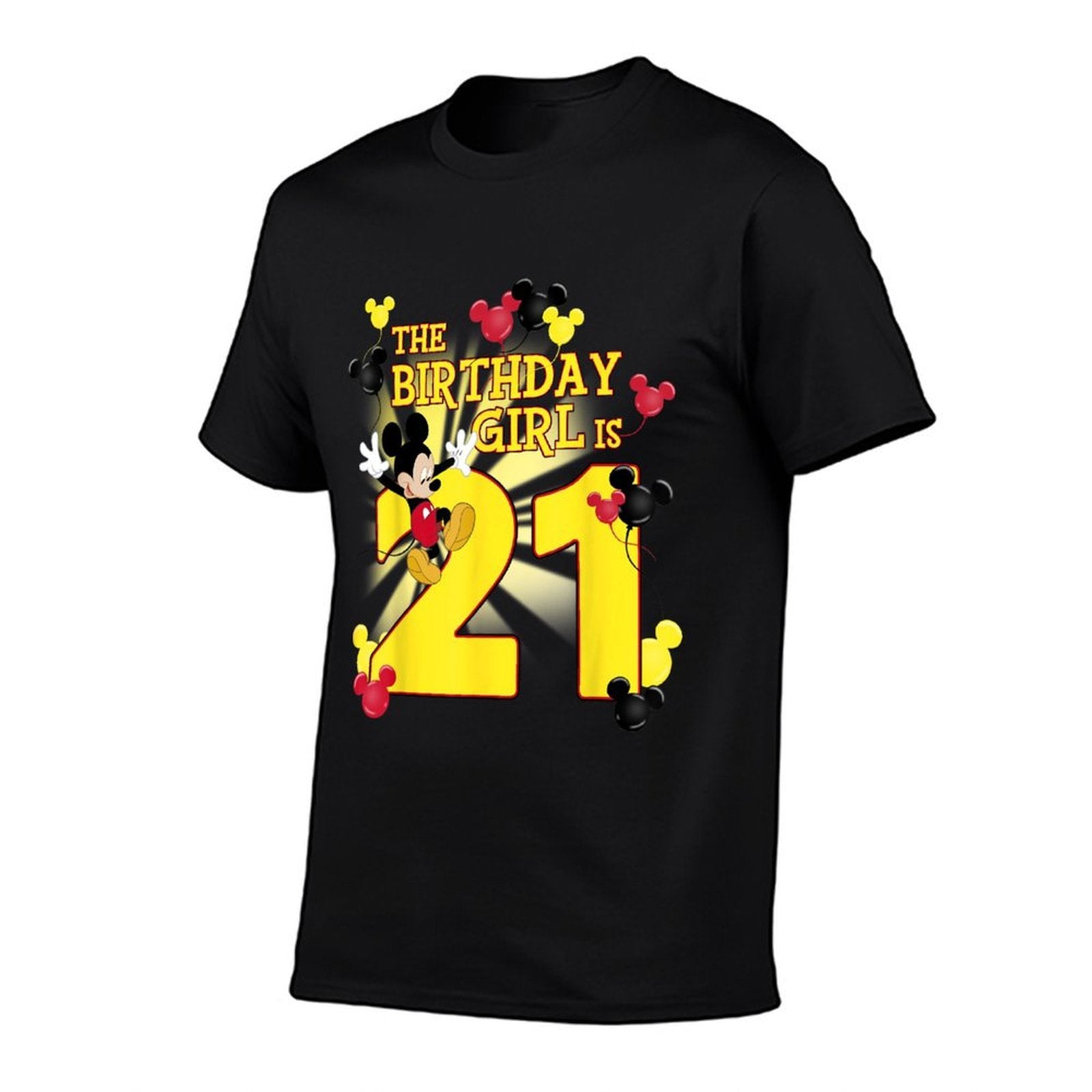 Disney Mickey And Friends Mickey 21st Birthday Girl  Quick-drying T-Shirt