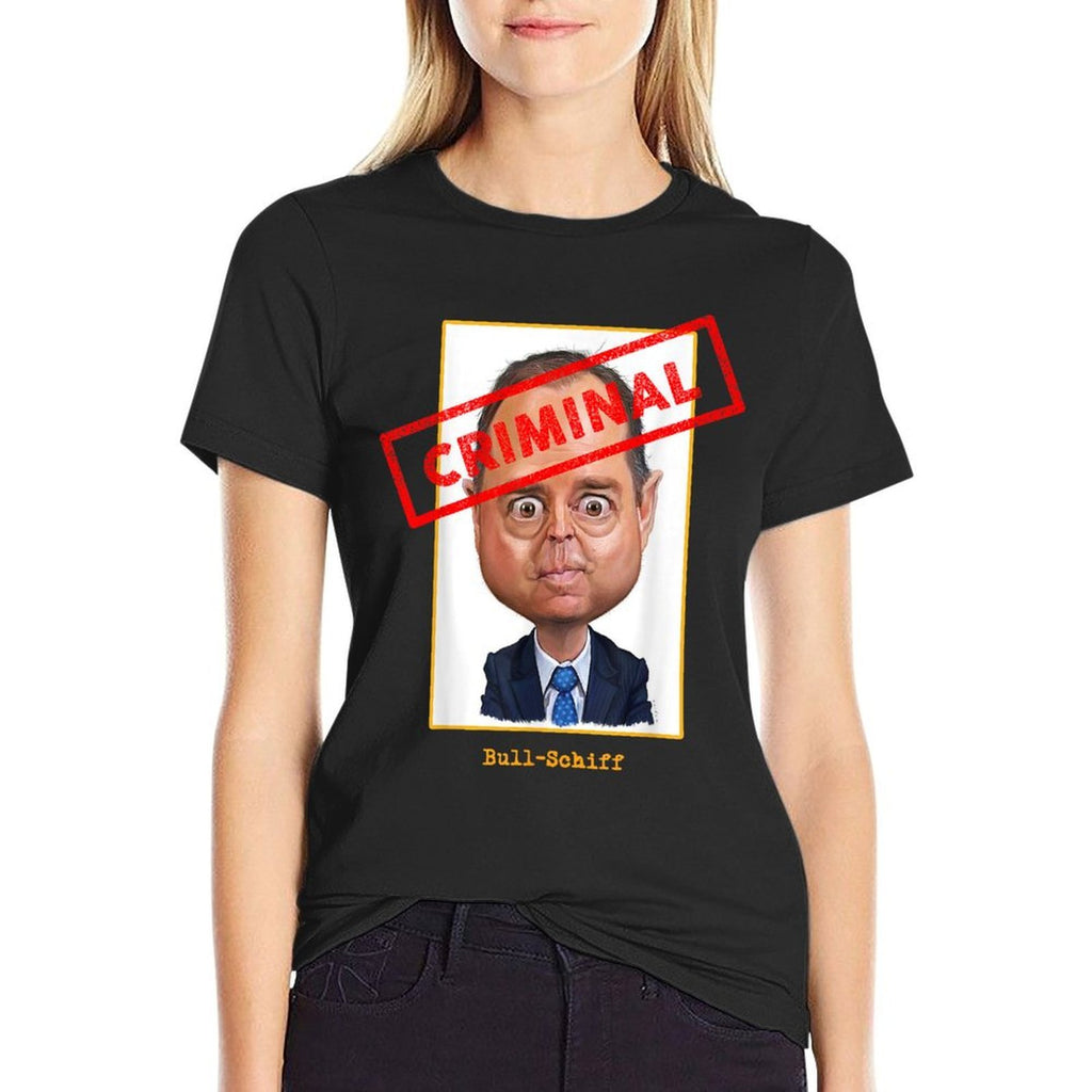Bull Schiff Meme Shifty Adam Schiff, Trump 2020 Impeachment  Versatile T-Shirt