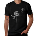 Hummingbird Bird Floral Dandelion Spring Birds Flower  Cotton T-Shirt