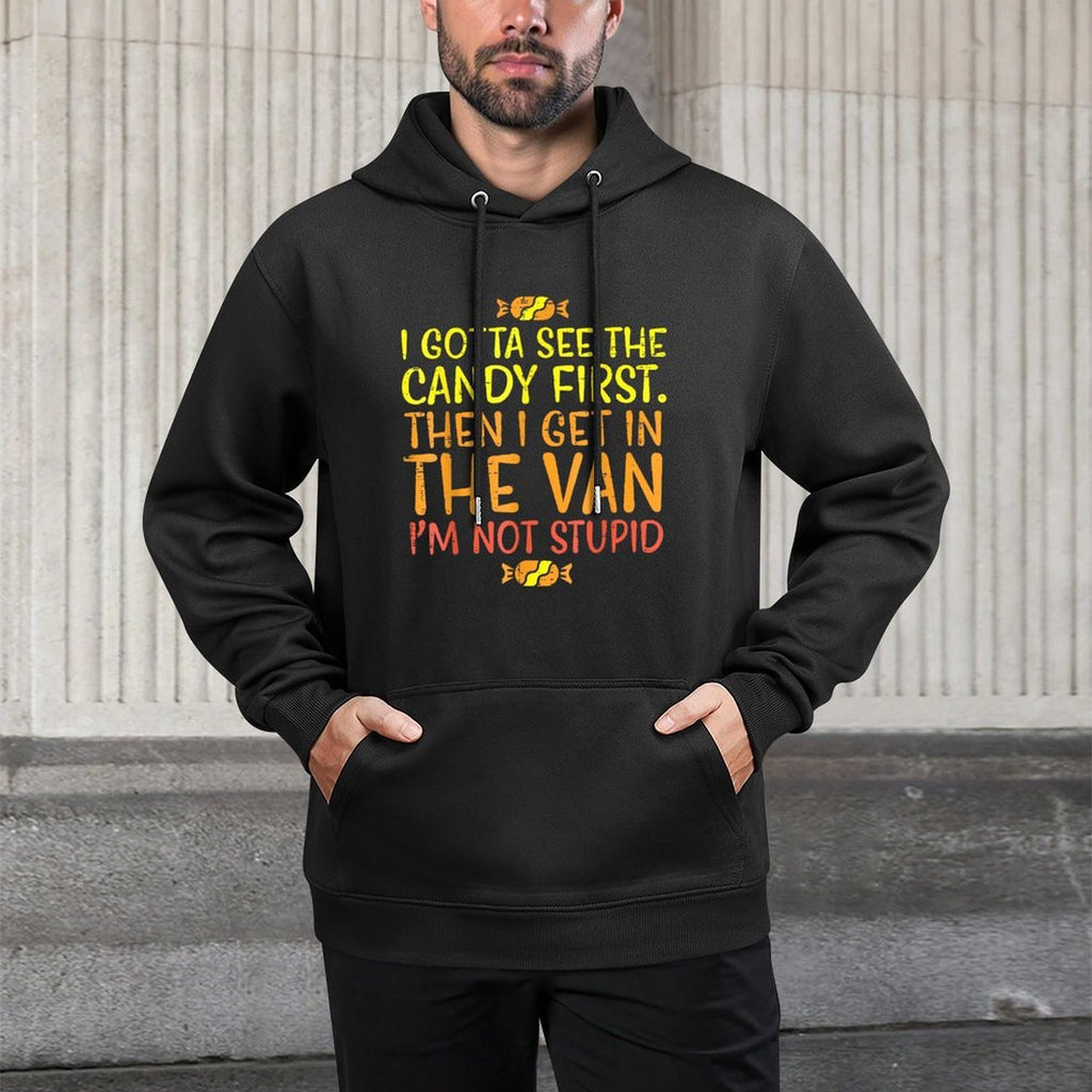Halloween Gotta See Candy First Van Funny Costume Women Men Moisture-Wicking Hoodie