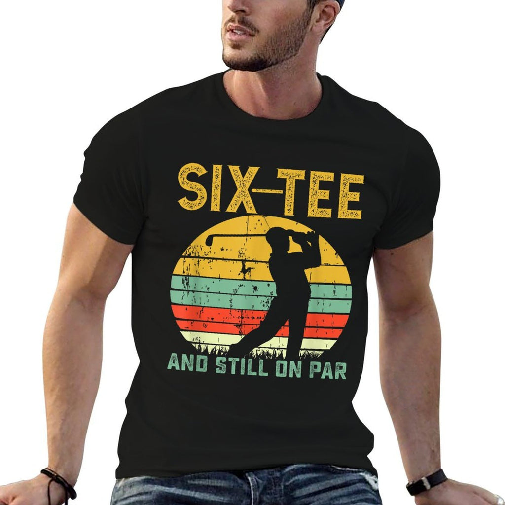 Funny 60th Birthday Golf Pun Golfing 60 Year Old Golfer  High-quality Stitching T-Shirt