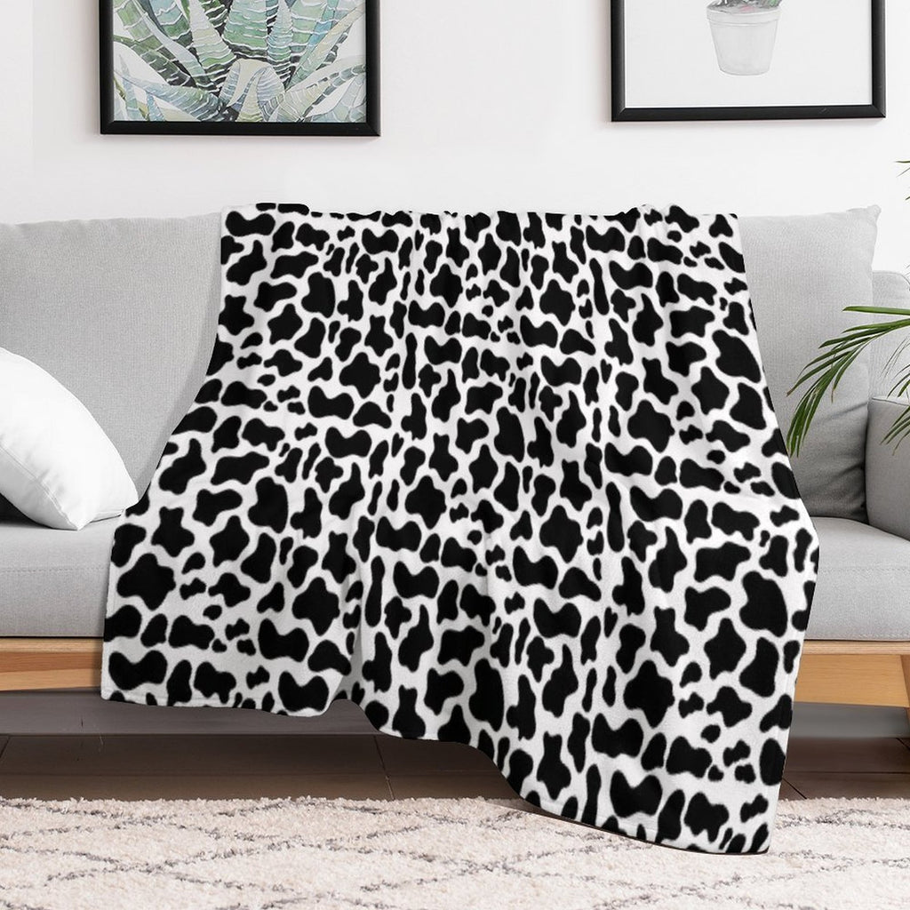 Cow Print Premium Throw Blanket