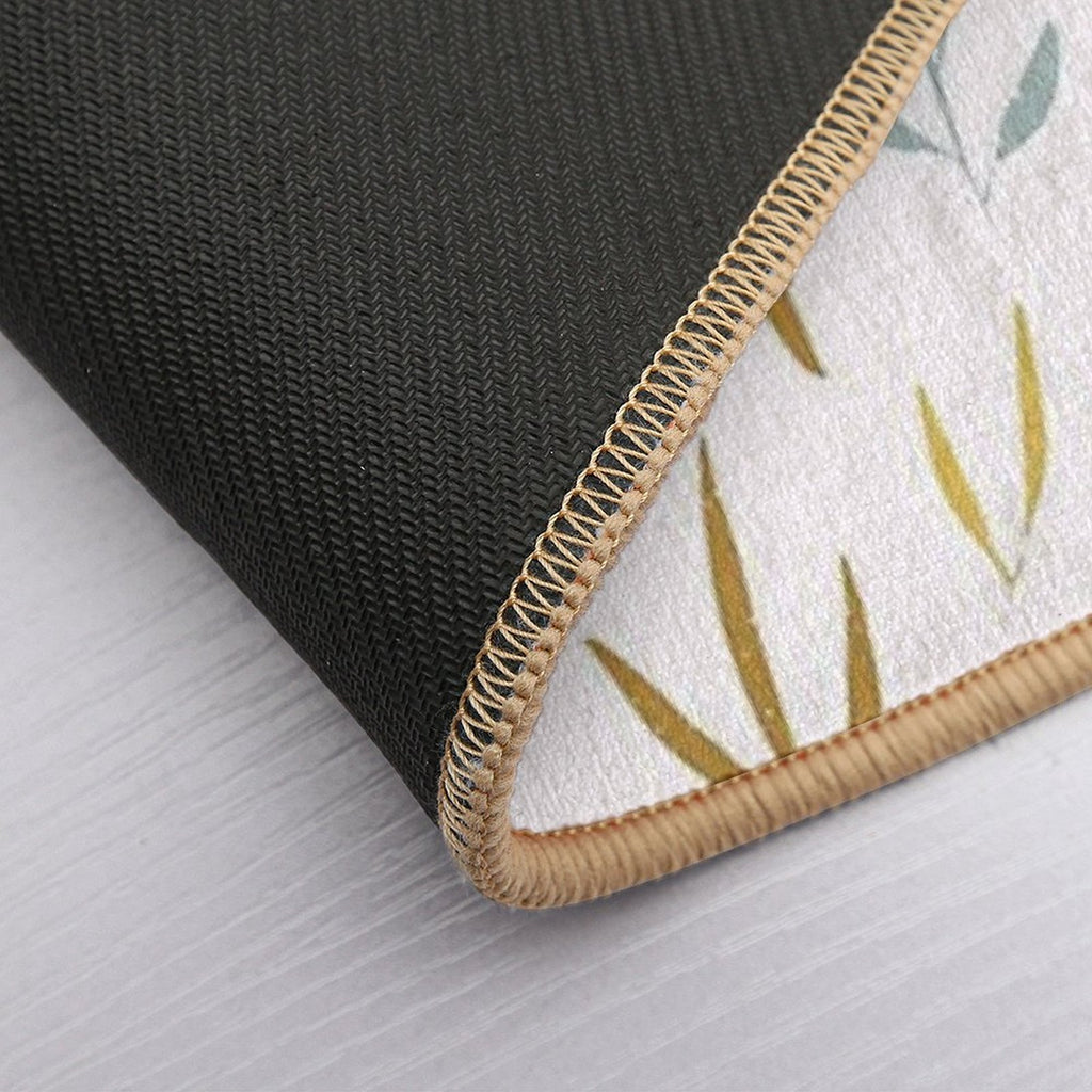 Colorful Branches  Fade-Resistant Bath Mat