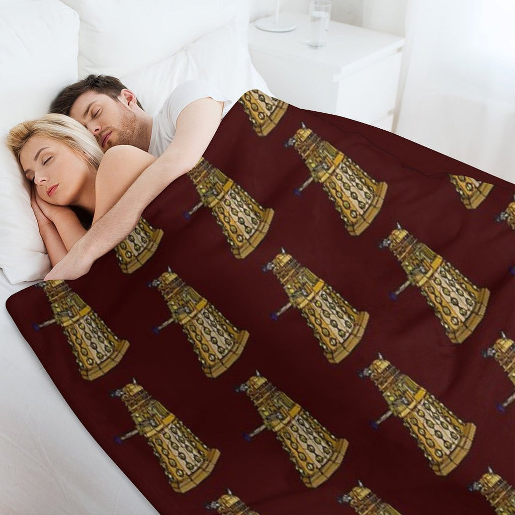 Exterminate - Mosaic of A Dalek-  Fan Art Anti-pilling Throw Blanket