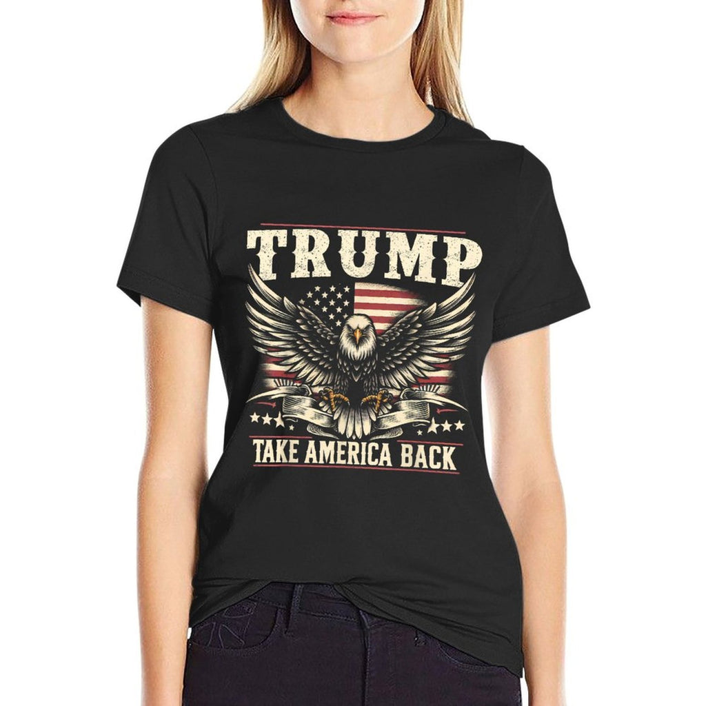 Trump 2024 USA Take America Back Eagle American  Moisture-wicking T-Shirt