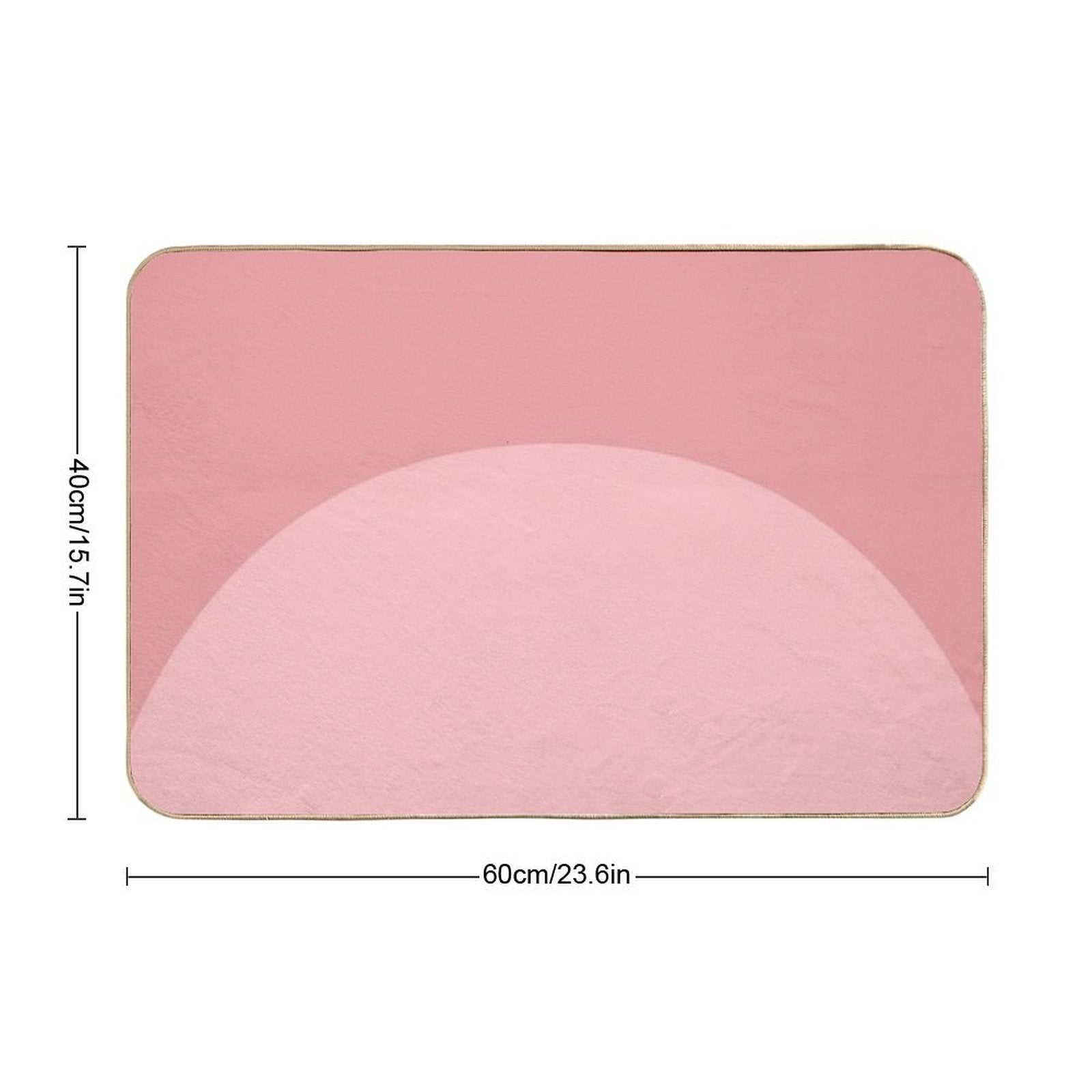 Pink Sun  Absorbent Bath Mat