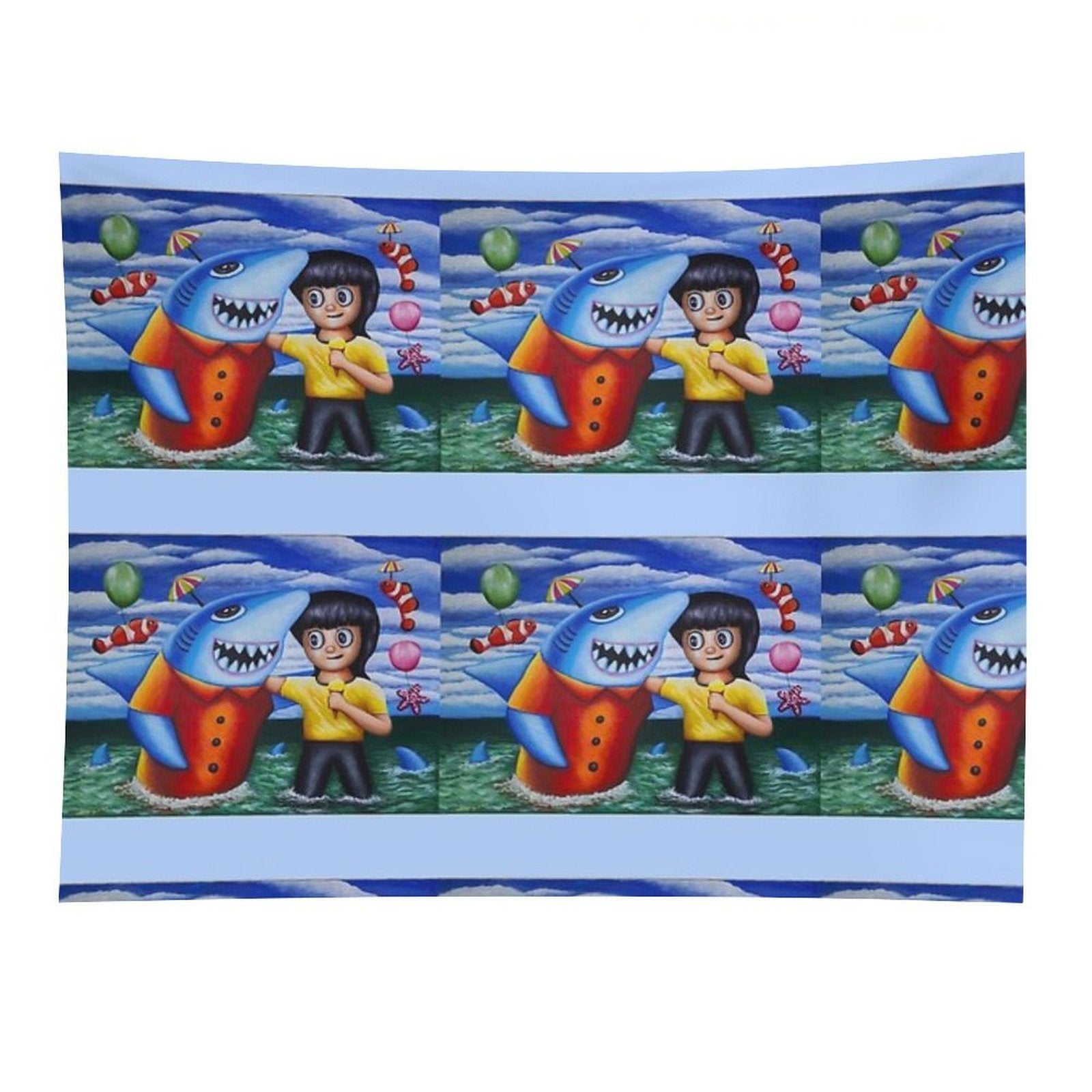 Go to The Sea with My Friends 02 Tapestry