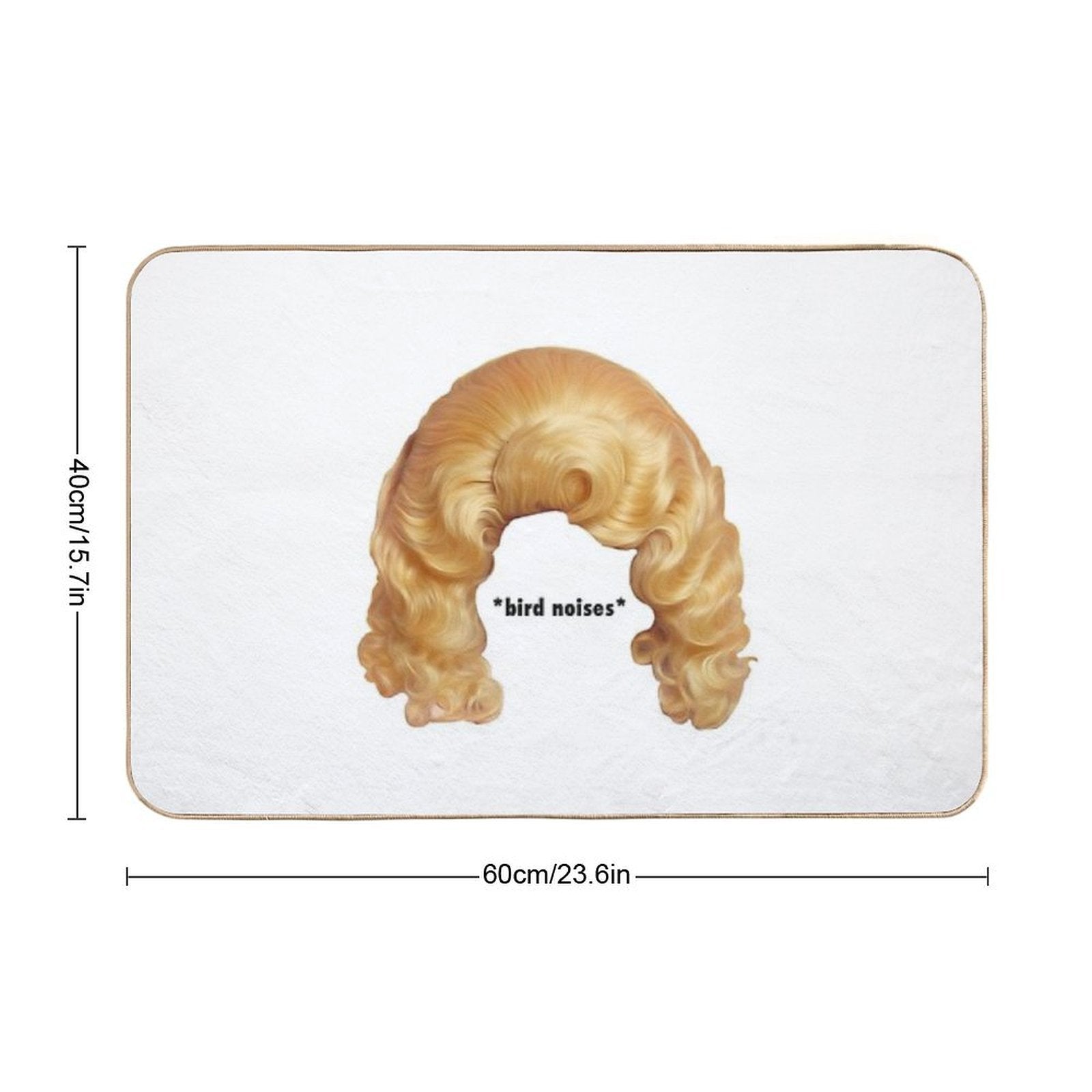 Trixie Mattel Bird Noises  Anti-Trip Bath Mat