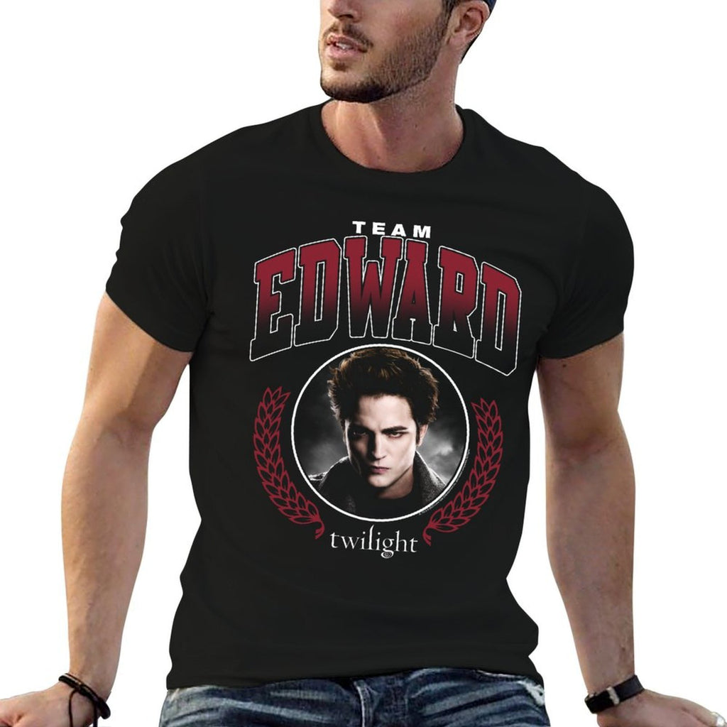 Twilight Team Edward Portrait Sweatshirt  Trendy Pattern T-Shirt