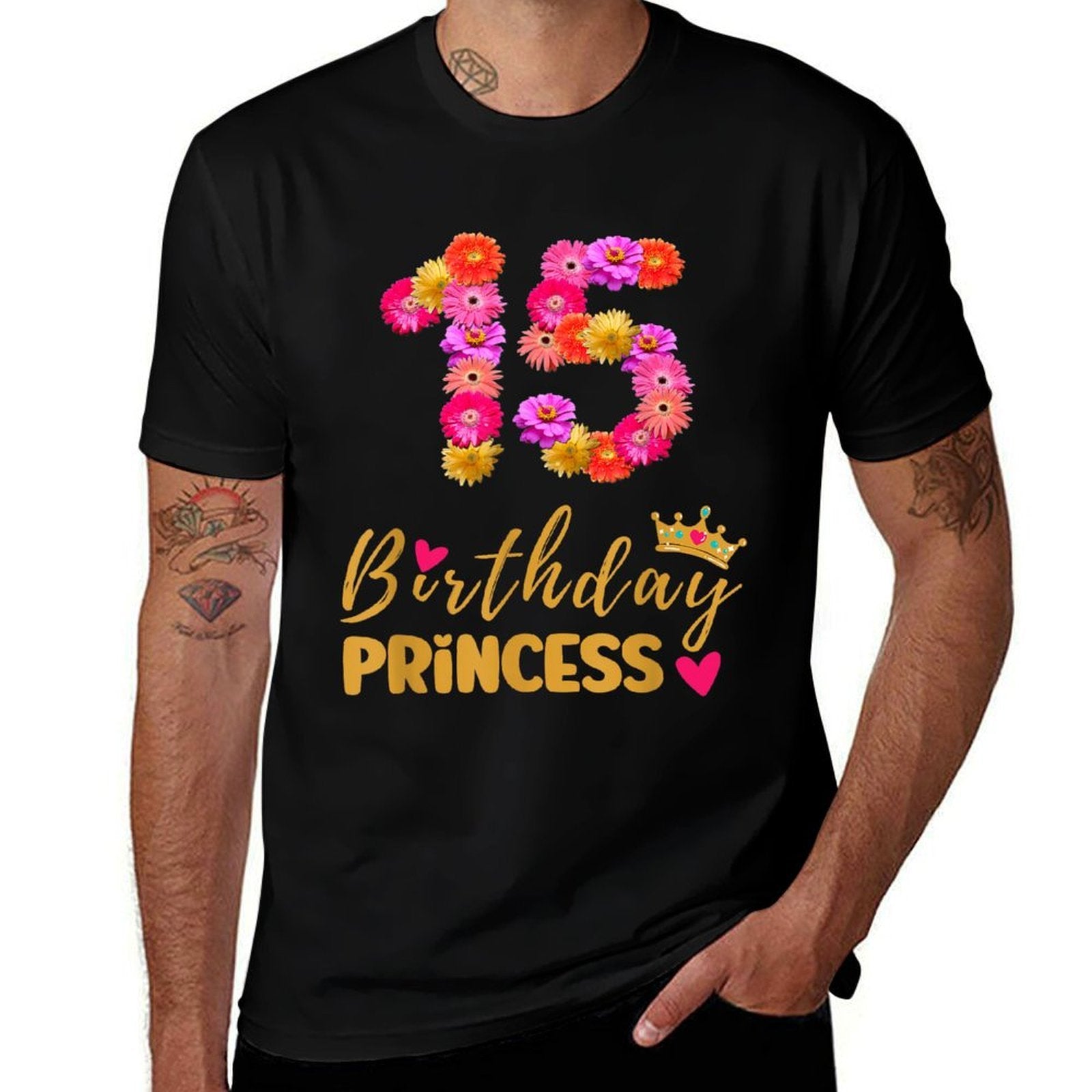 15 Year Old Birthday Princess Flower Its My 15th Birthday  Breathable T-Shirt