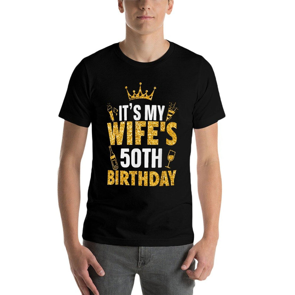 Wife It's My Wife's 50th Birthday 1975 50 Years Old  Lightweight T-Shirt