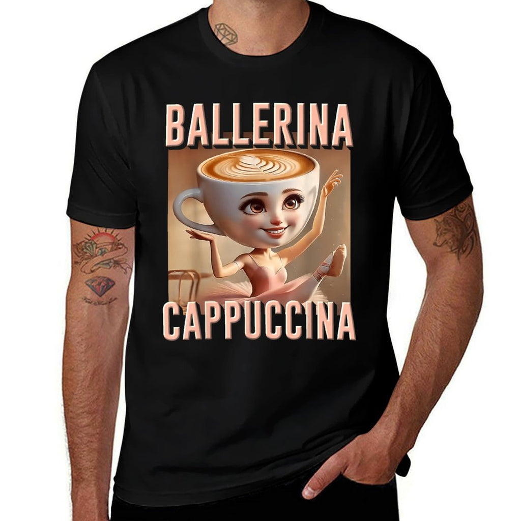 Ballerina Cappuccina AI Generate Character Italian Brainrot  Lightweight T-Shirt