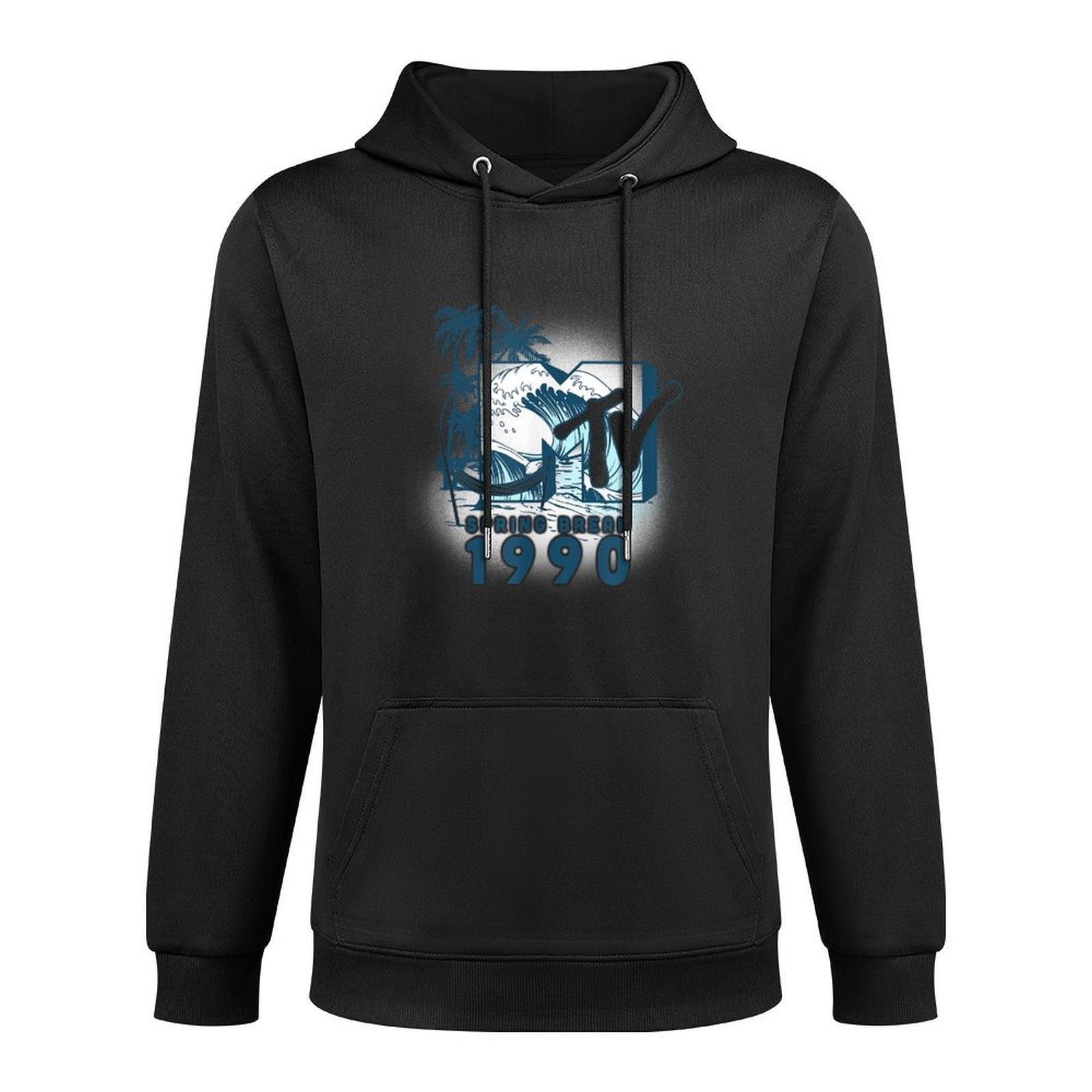 MTV Music Television Spring Break 1990 Colorfast Hoodie