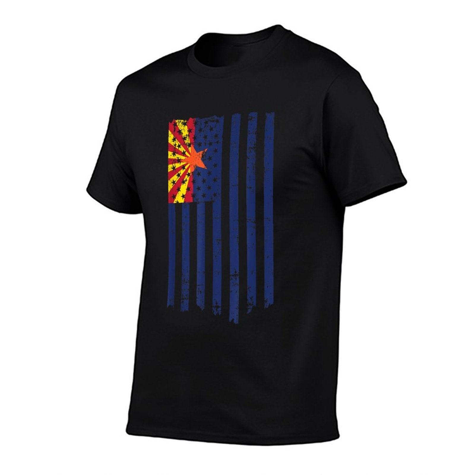 Arizona USA Distressed American Patriotic  Tagless Design T-Shirt