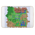 LttP World Map  Absorbent Bath Mat