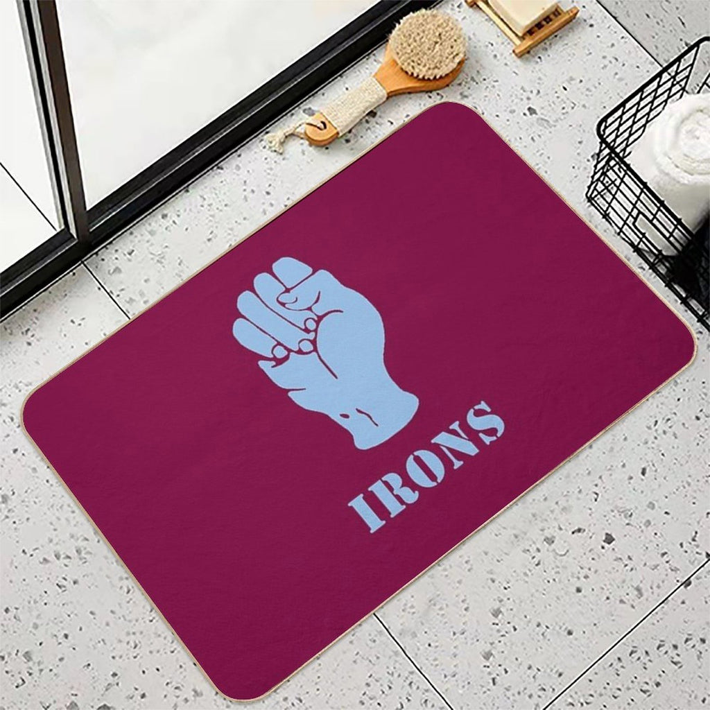 IRONS  Stain-Proof Bath Mat