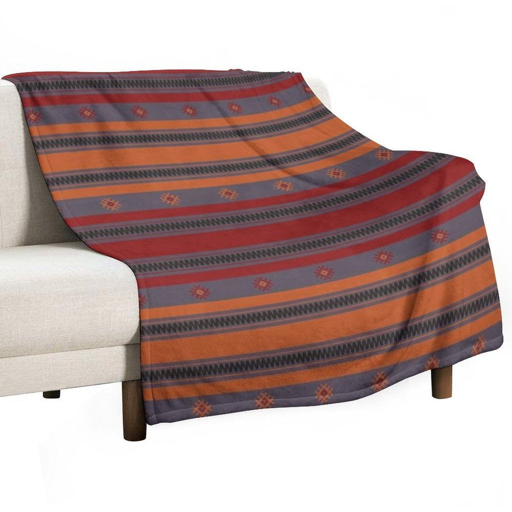 Oriental Kilim Rug 3 Quick-dry Throw Blanket