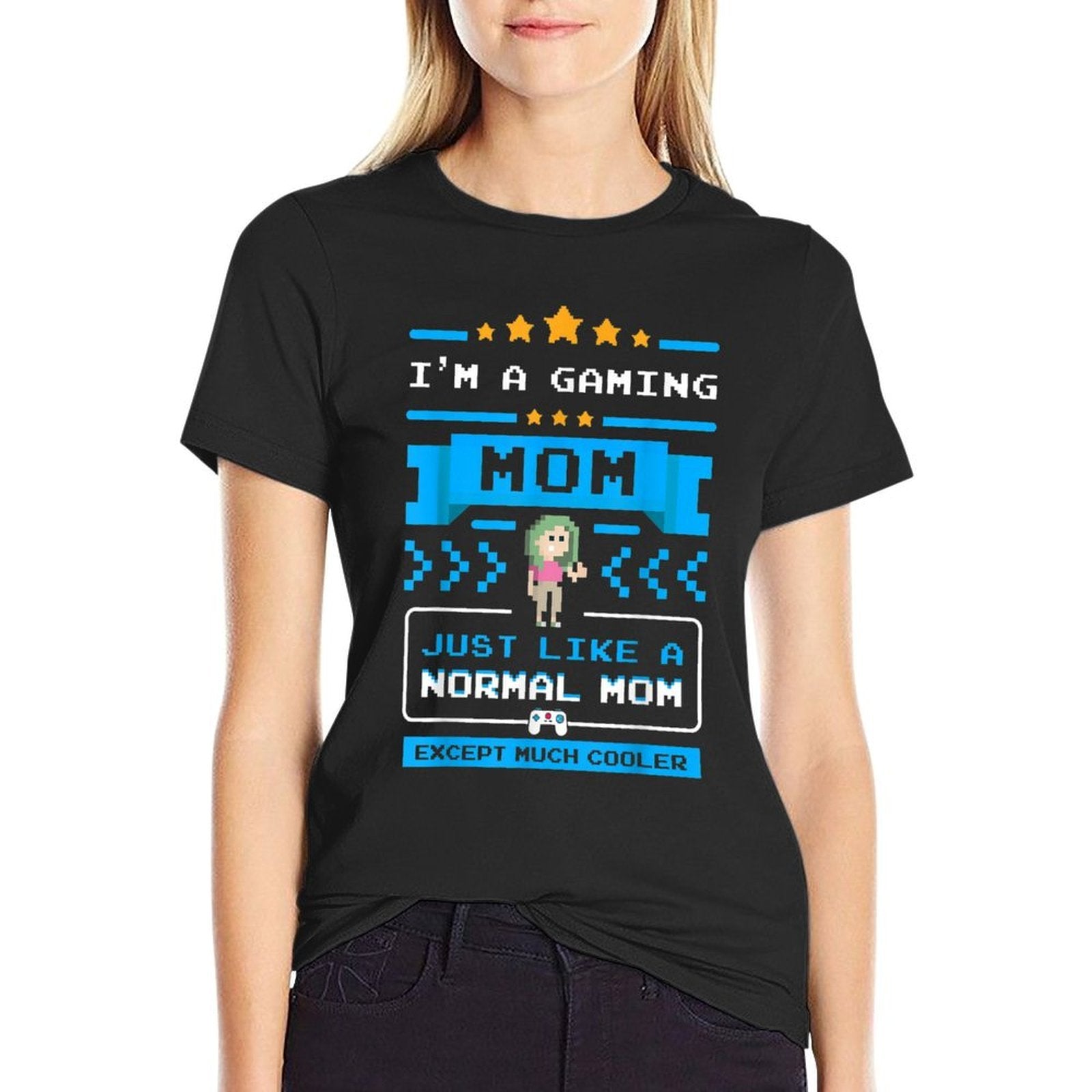 Im A Gaming Mom Funny New Mom Gamer Pregnancy Announcement  Affordable Price T-Shirt