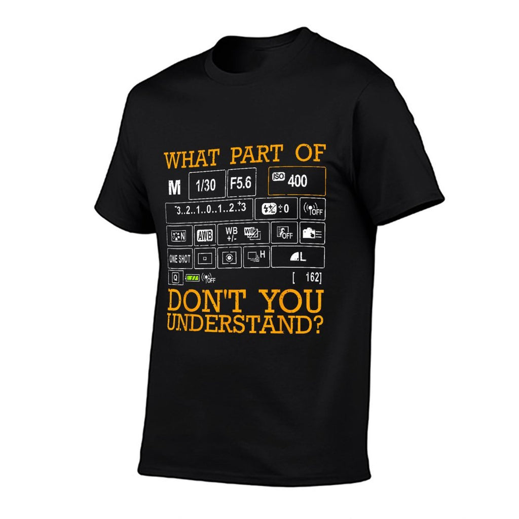 Funny Photography Design Men Women Photographer Instructors  Oversized Silhouette T-Shirt