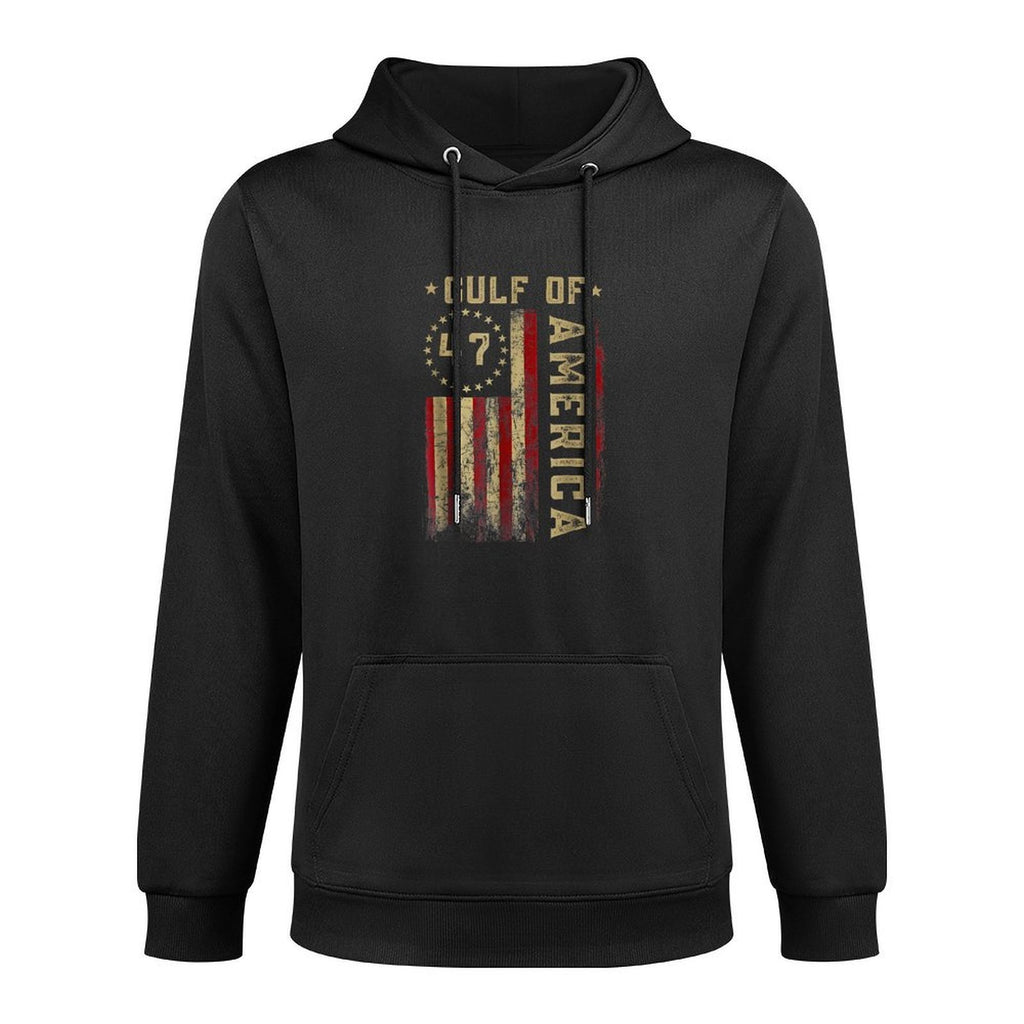 Gulf Of US America Flag Casual Wear Hoodie