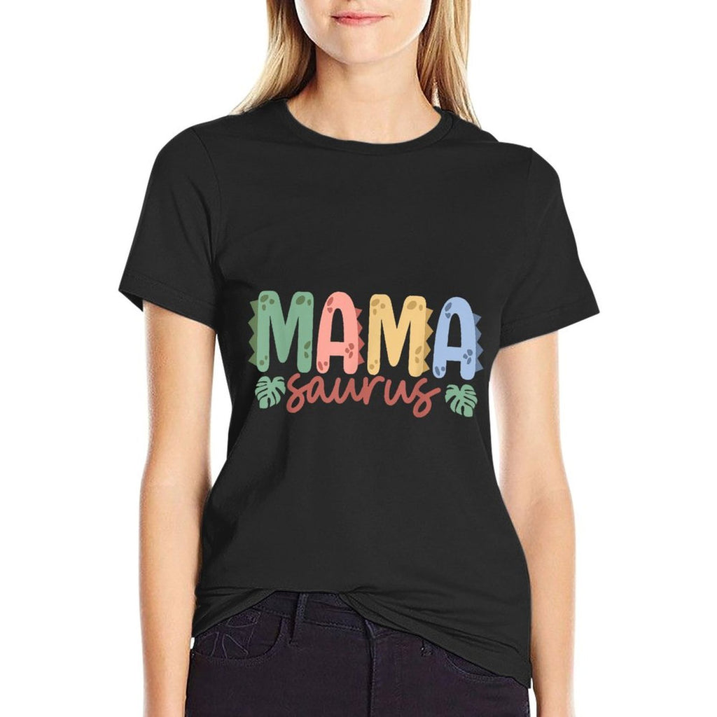 Mama Saurus Dad Dinosaur Birthday Family Matching  Wrinkle-resistant T-Shirt