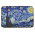 The Starry Night by Vincent Van Gogh  Eco-Friendly Bath Mat