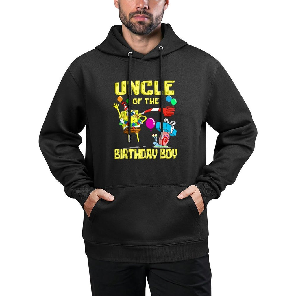 Mademark X SpongeBob SquarePants - SpongeBob Uncle of The Birthday Boy Theme Party All-Day Comfort Hoodie
