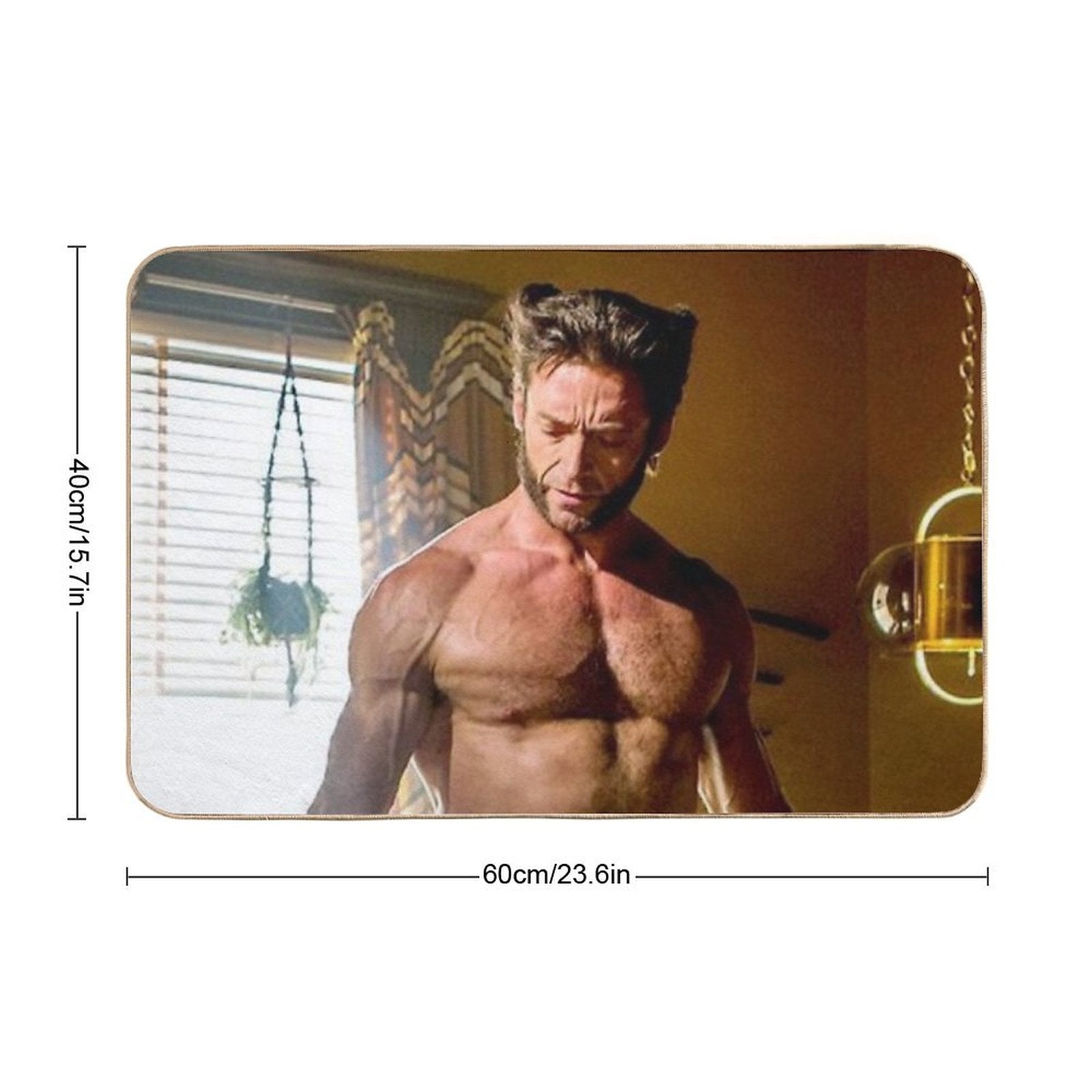 Hugh Jackman  Multi-Purpose Bath Mat