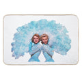 Sisters - Watercolor  Stain-Proof Bath Mat