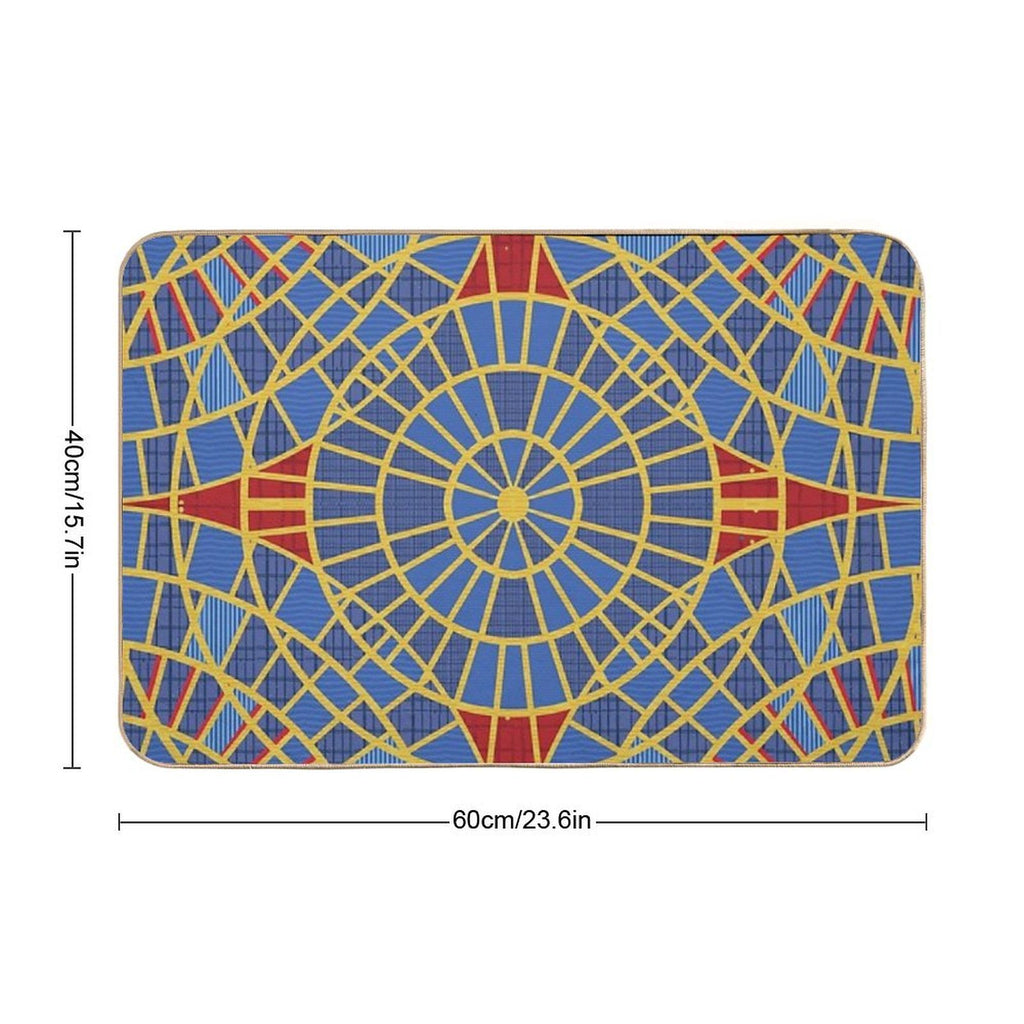 DragonCon Carpet Marriot with Details, Zoom  Anti-Trip Bath Mat