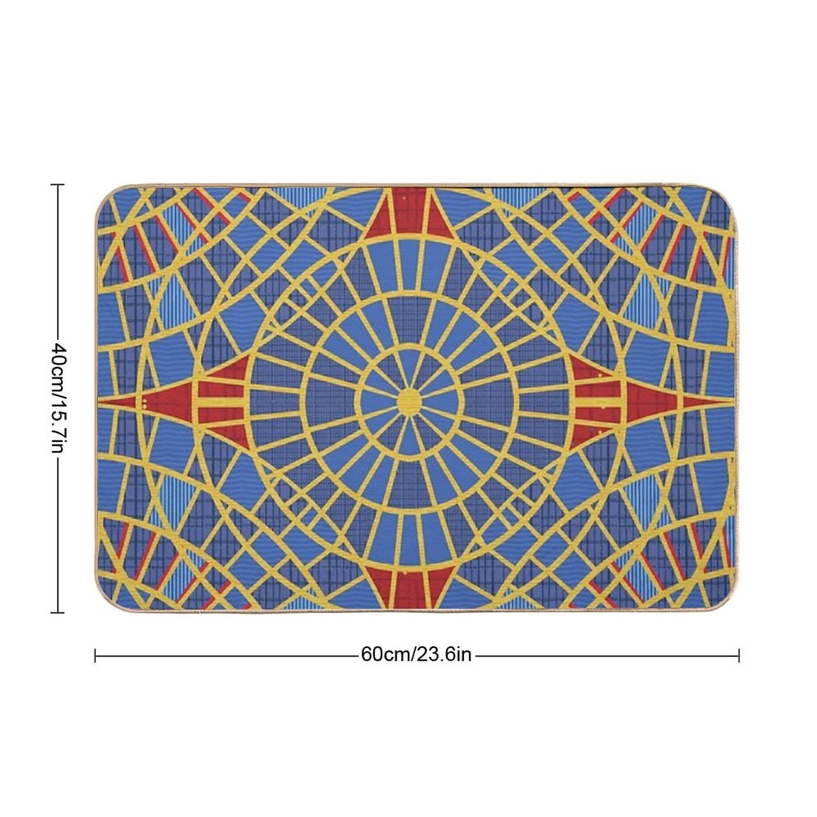 DragonCon Carpet Marriot with Details, Zoom  Anti-Trip Bath Mat