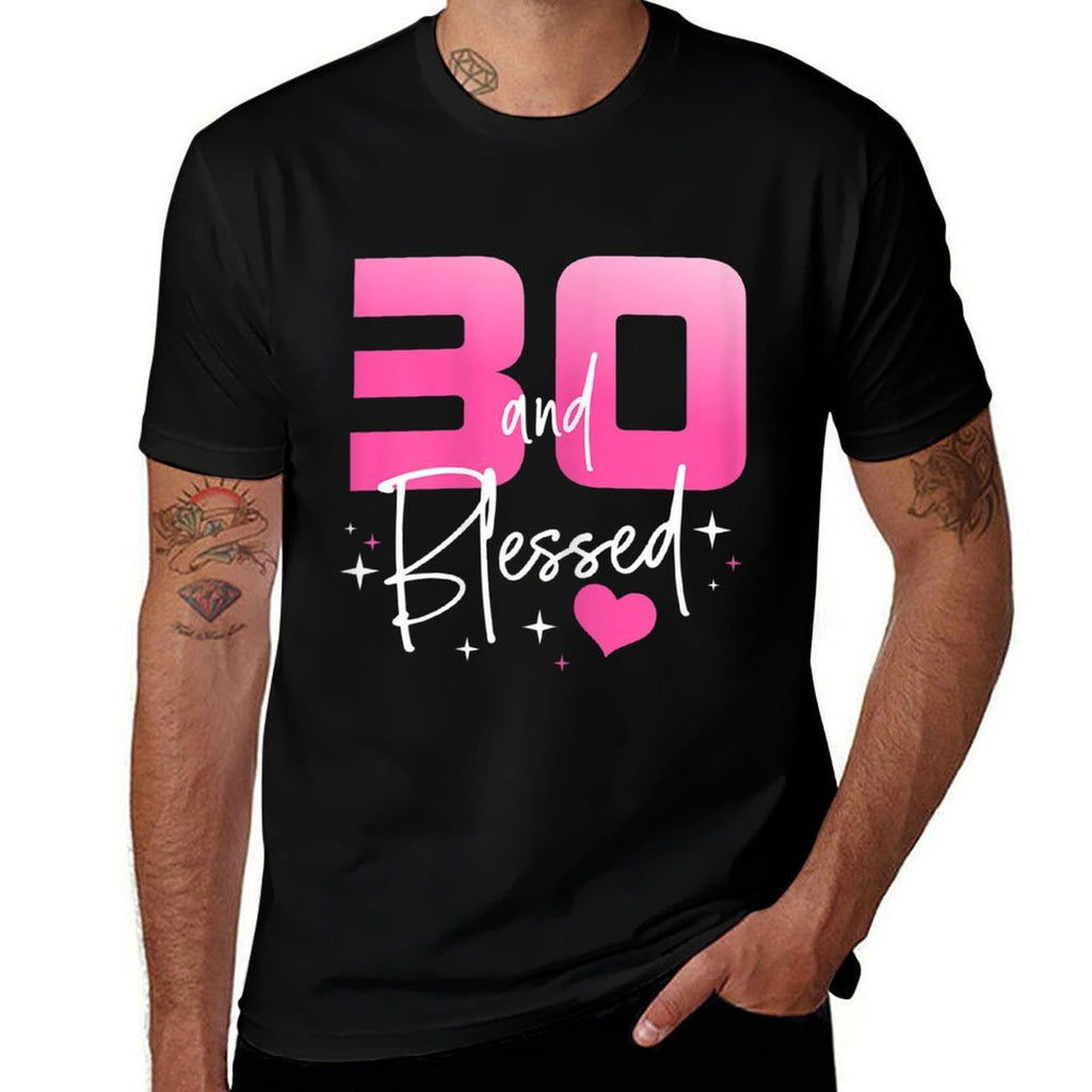 Womens 30 And Blessed Chapter 30 Year Old Gifts 30th Birthday Party  Classic T-Shirt