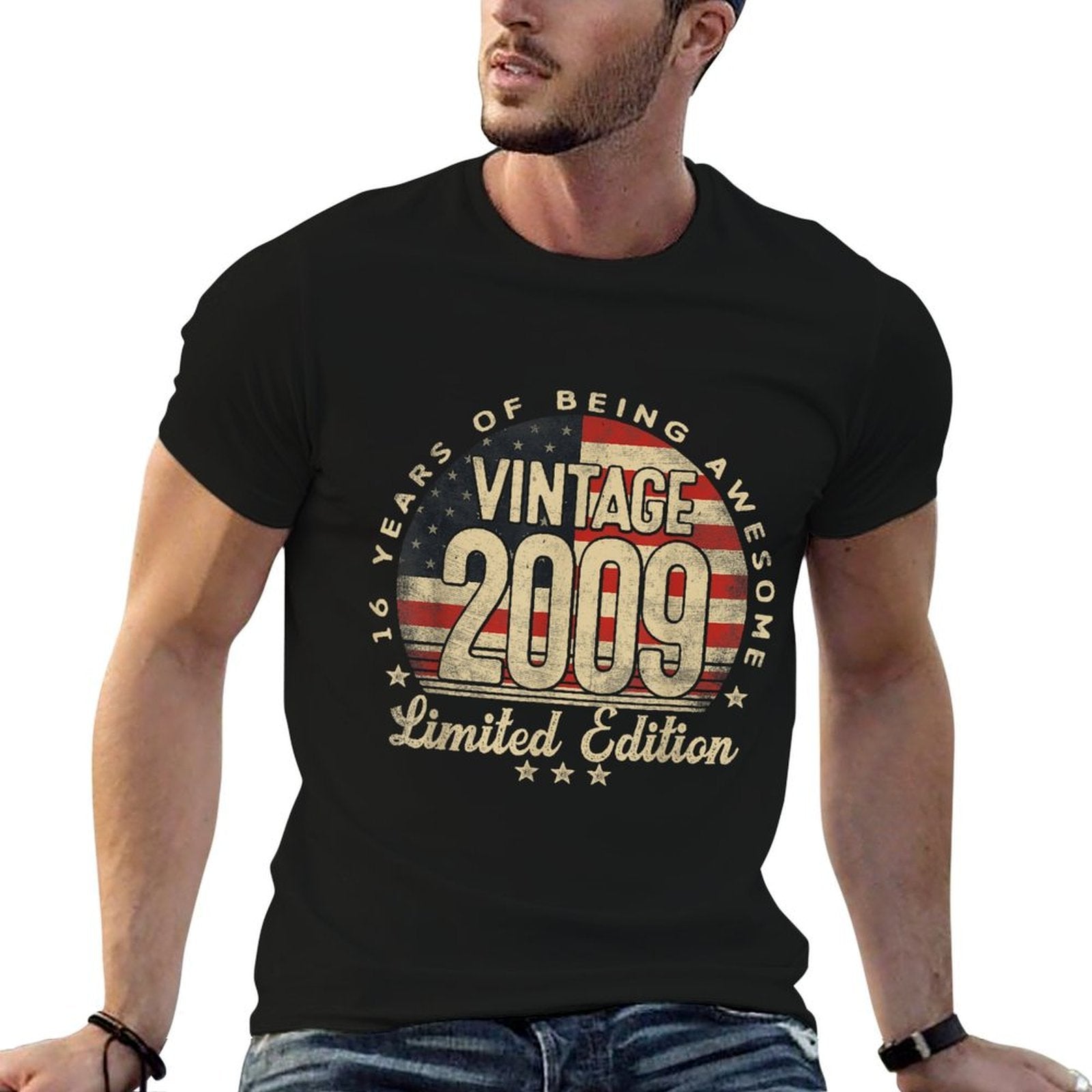 Vintage 2009 Limited Edition 16-Year-Old Gifts USA  Soft T-Shirt
