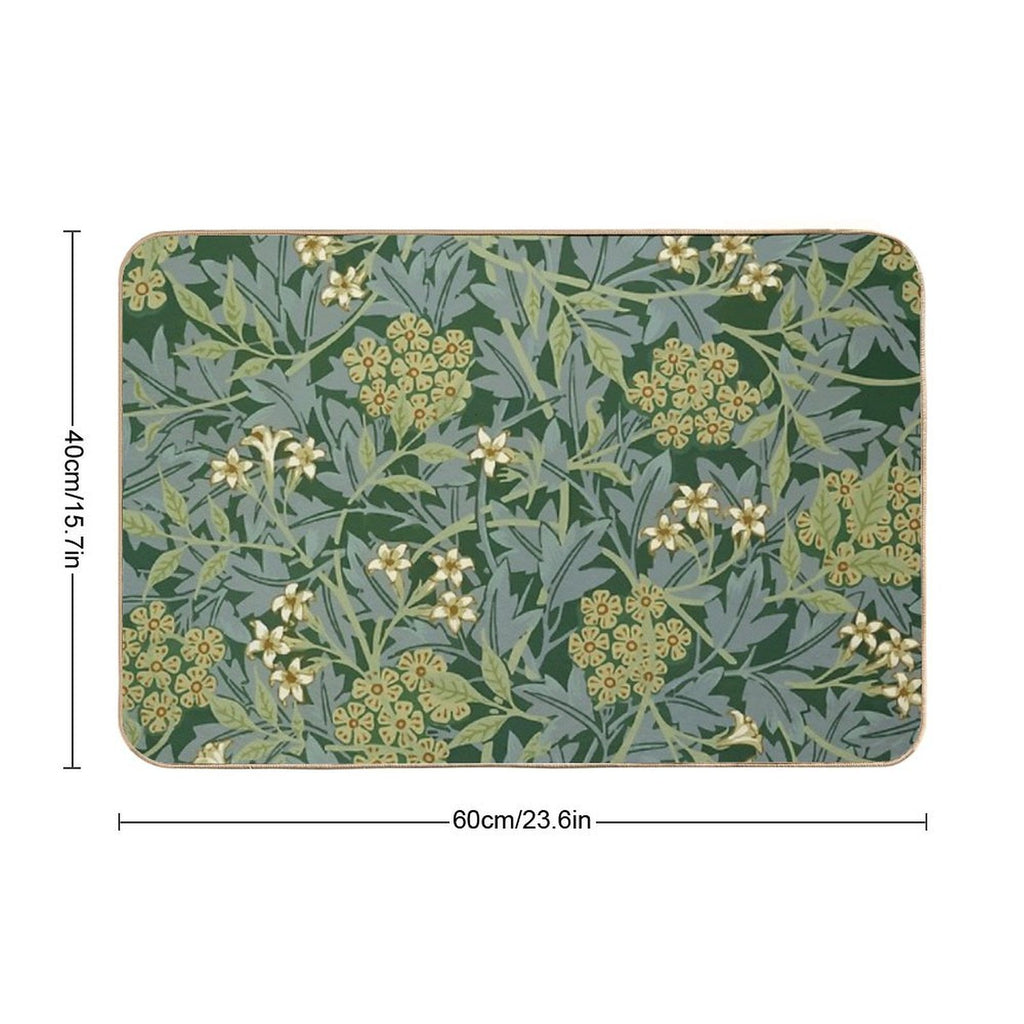 Jasmine by William Morris  Stain-Proof Bath Mat