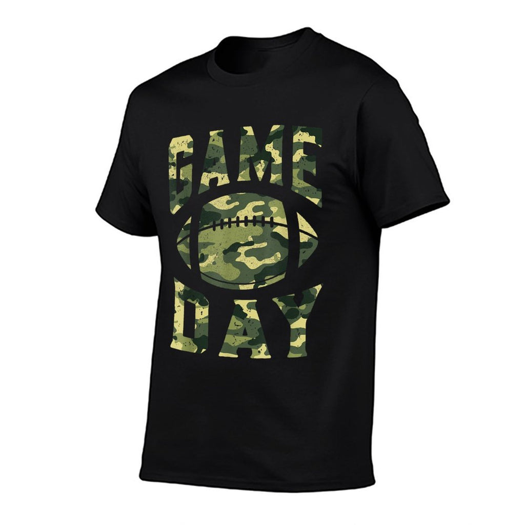 Football Gameday Game Day Camo Patriotic USA Camouflage  Easy-care T-Shirt