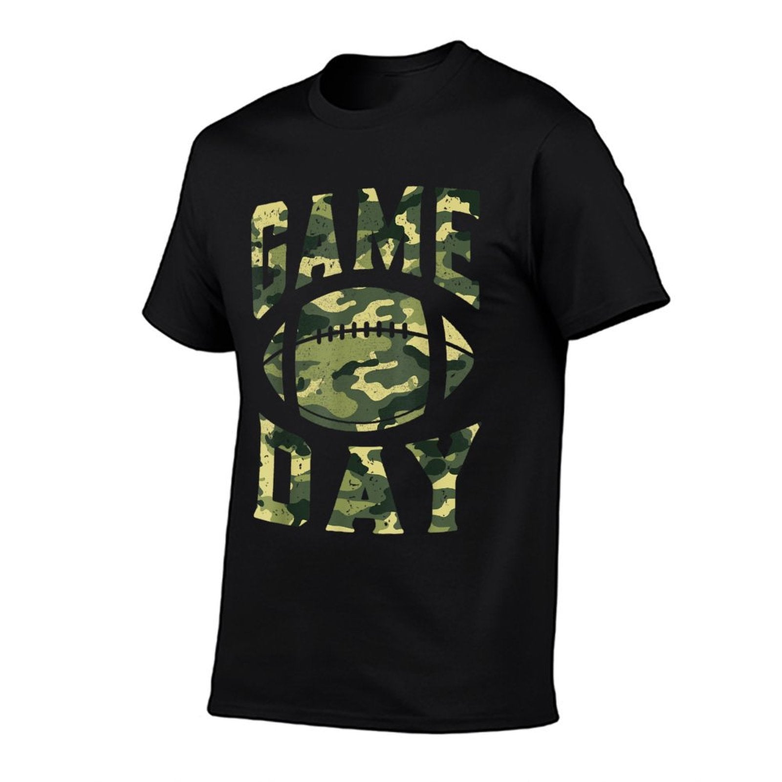 Football Gameday Game Day Camo Patriotic USA Camouflage  Easy-care T-Shirt