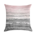 Pink Gray Landscape Soft Decorative Cover Throw Pillow