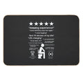 Funny Bathroom Unforgettable Experience Would Poop Here Again CHALK  Absorbent Bath Mat