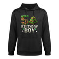 Birthday Boy 5 Kids Pixel Number 5th Birthday Party Customizable Surface Hoodie