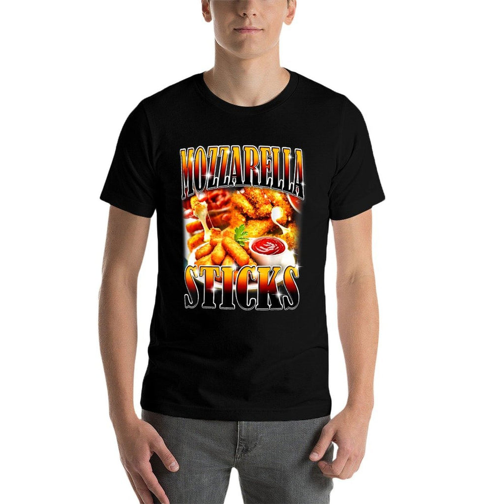 Mozzarella Cheese Sticks Bootleg Rap CD Aesthetic Funny Meme Comfortable T-Shirt
